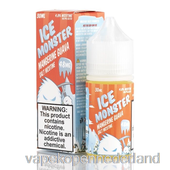 Elektronische Sigaret Vape Ijsmangerine Guave - Ijsmonsterzouten - 30 Ml 24 Mg